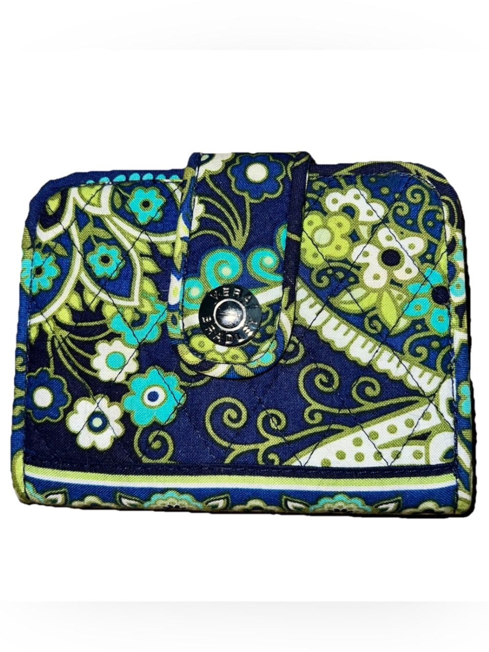 Vera Bradley Rhythm & Blues Snappy Bi-Fold Wallet
